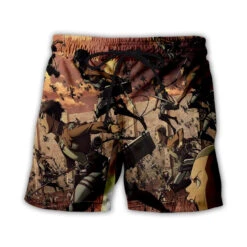 Short De Bain Attaque Des Titans<br>Affrontement Total