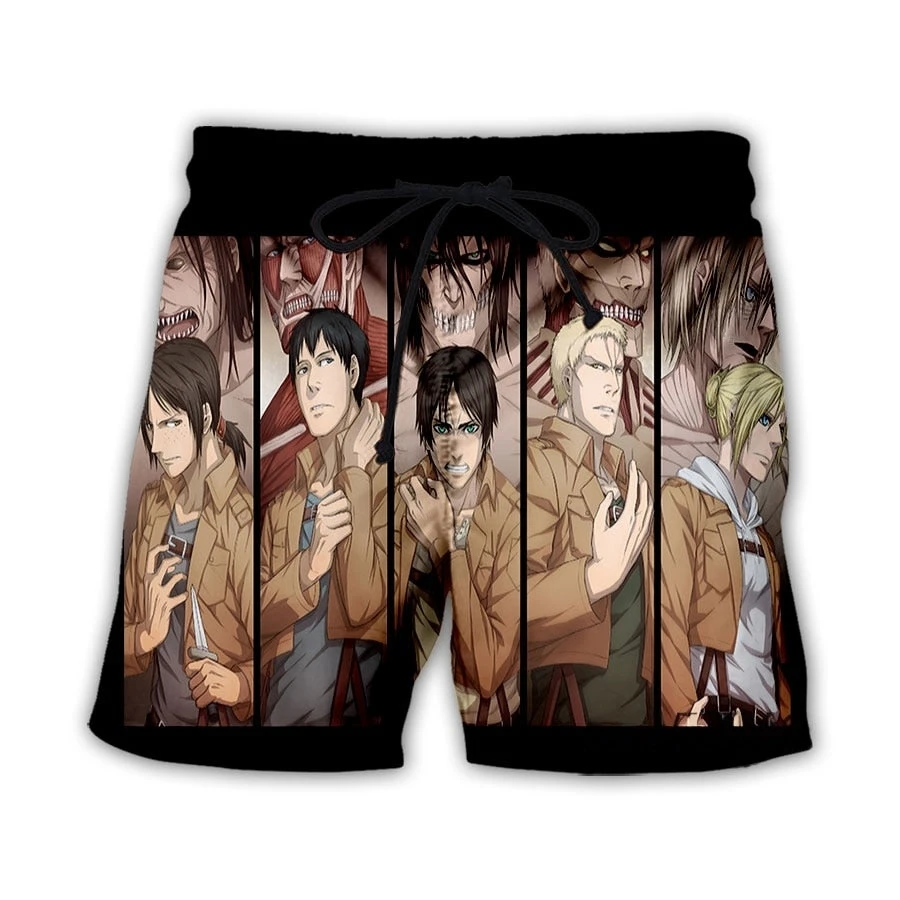 Short De Bain Attaque Des Titans<br>Rassemblement