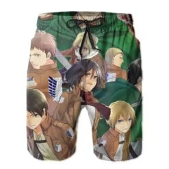 Short De Bain Attaque Des Titans<br>Camp D'Entraînement