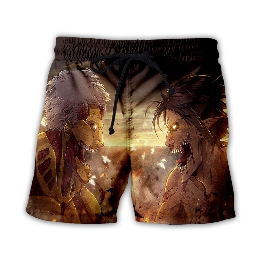 Short De Bain Attaque Des Titans<br>Cuirassé Vs Assaillant