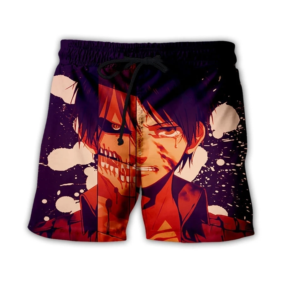 Short De Bain Attaque Des Titans<br>Eren