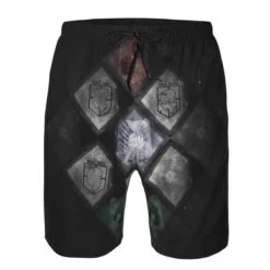 Short De Bain Attaque Des Titans<br> Murs Protecteurs