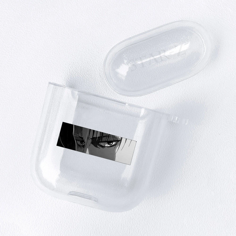 Étui AirPods Attaque Des Titans<br>Regard Noir