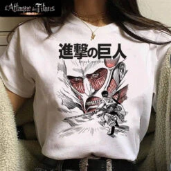 T-Shirt Attaque Des Titans</br>Titan Colossal Vs Eren
