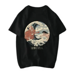 T-shirt Attaque Des Titans</br>Titan Colossal Vs Assaillant