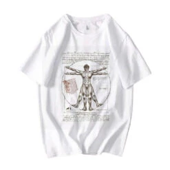 T-shirt Attaque Des Titans</br>Eren Jaeger Titan De Vitruve