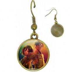 Boucles D'oreilles Attaque Des Titans </br> Mikasa & Eren