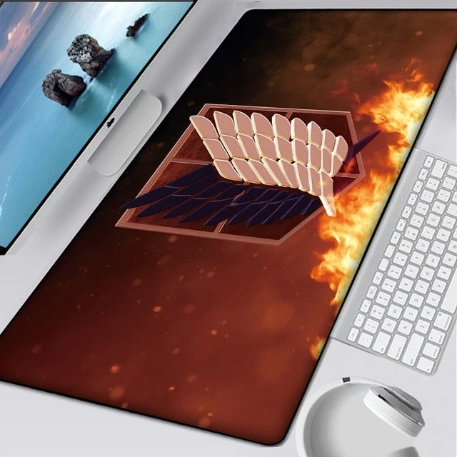 Tapis De Souris Attaque Des Titans </br> Logo Bataillon D'exploration