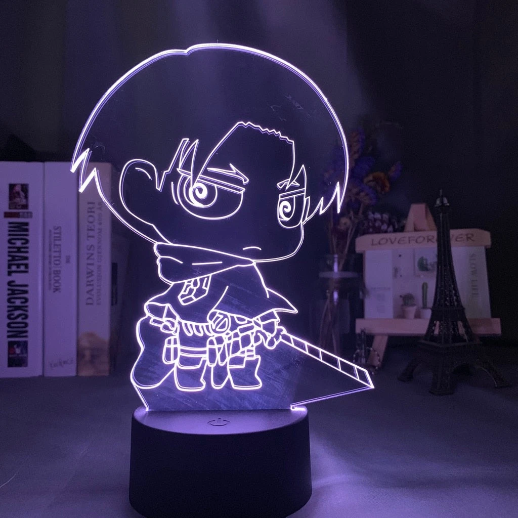 Lampe Attaque Des Titans </br> Levi Cute Edition – Image 5