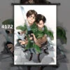 Poster Attaque Des Titans</br> Livai Menace Eren