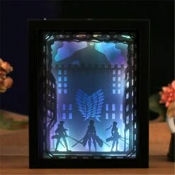 Décoration Lumineuse Attaque Des Titans</br> Soldats VS Titan