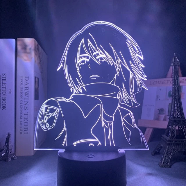 Lampe Attaque Des Titans </br> Mikasa Ackerman Profil – Image 2