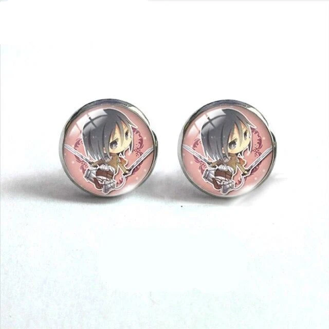 Boucles D'oreilles Attaque Des Titans</br> Mikasa