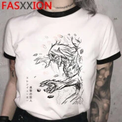 T-shirt Attaque Des Titans </br> Titan Assaillant Esquisse