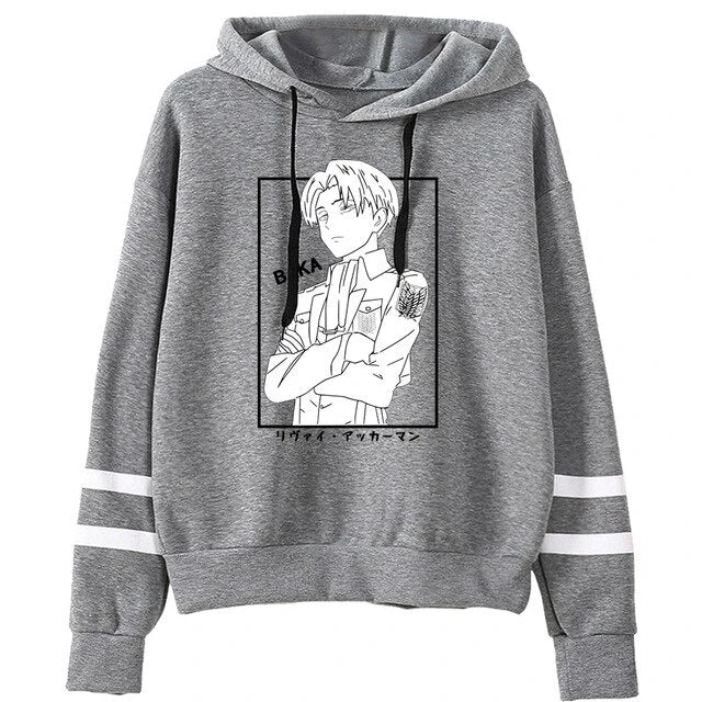 Sweat Attaque Des Titans </br>Levi Ackerman Dessin – Image 2