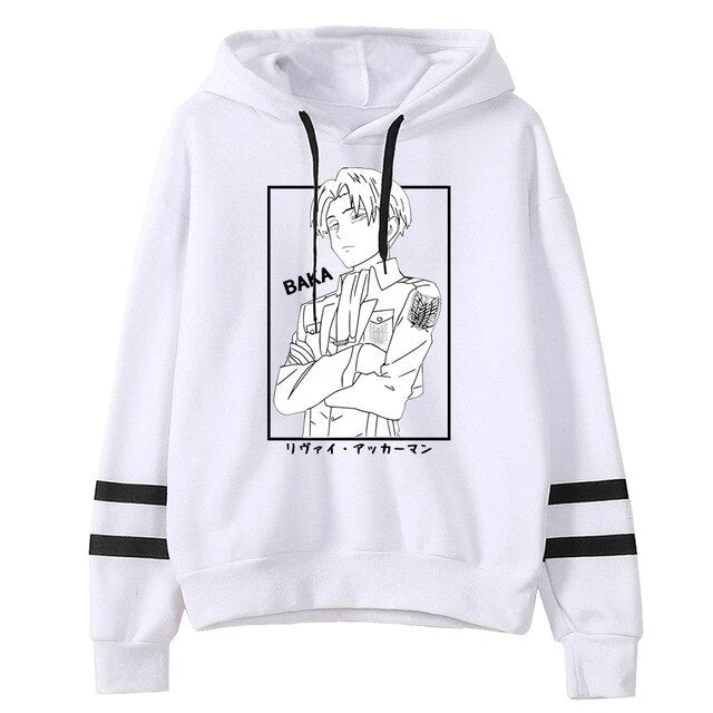 Sweat Attaque Des Titans </br>Levi Ackerman Dessin – Image 3