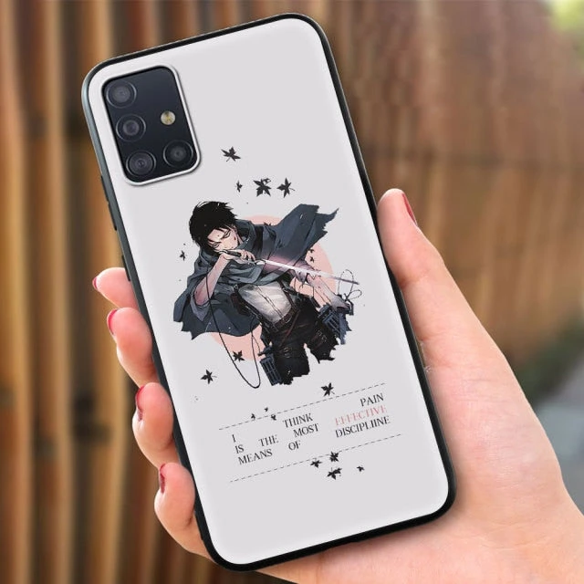 Coque Attaque Des Titans Samsung </br> Citation Livai