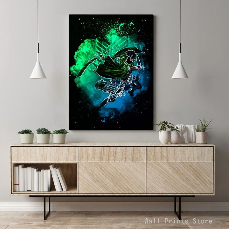 Tableau Attaque Des Titans </br> Livai équipement Tridimensionnel – Image 2