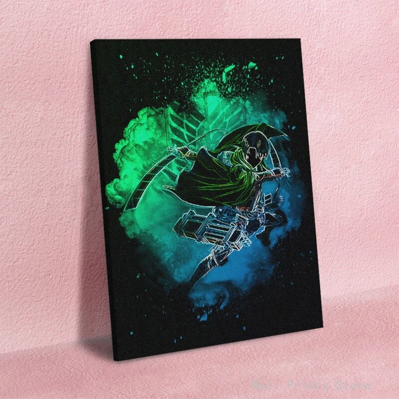 Tableau Attaque Des Titans </br> Livai équipement Tridimensionnel – Image 3