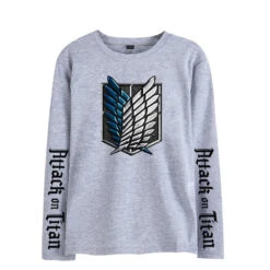 T-shirt Manches Longues Attaque Des Titans </br> Bataillon D'Exploration AOT