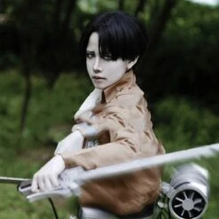 Perruque Attaque Des Titans</br>Livai Ackerman