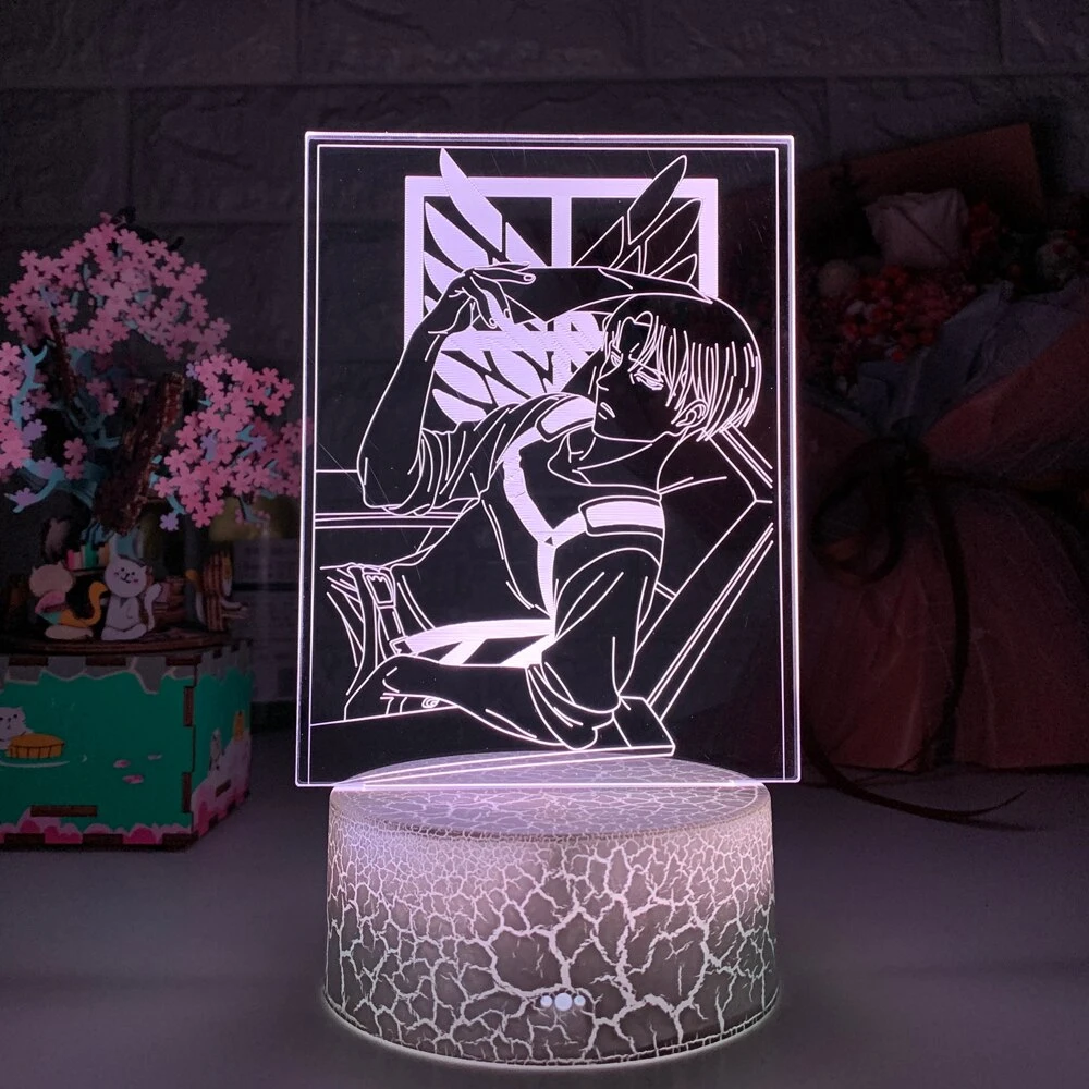 Lampe Attaque Des Titans</br> Caporal Livai Et Bataillon – Image 3