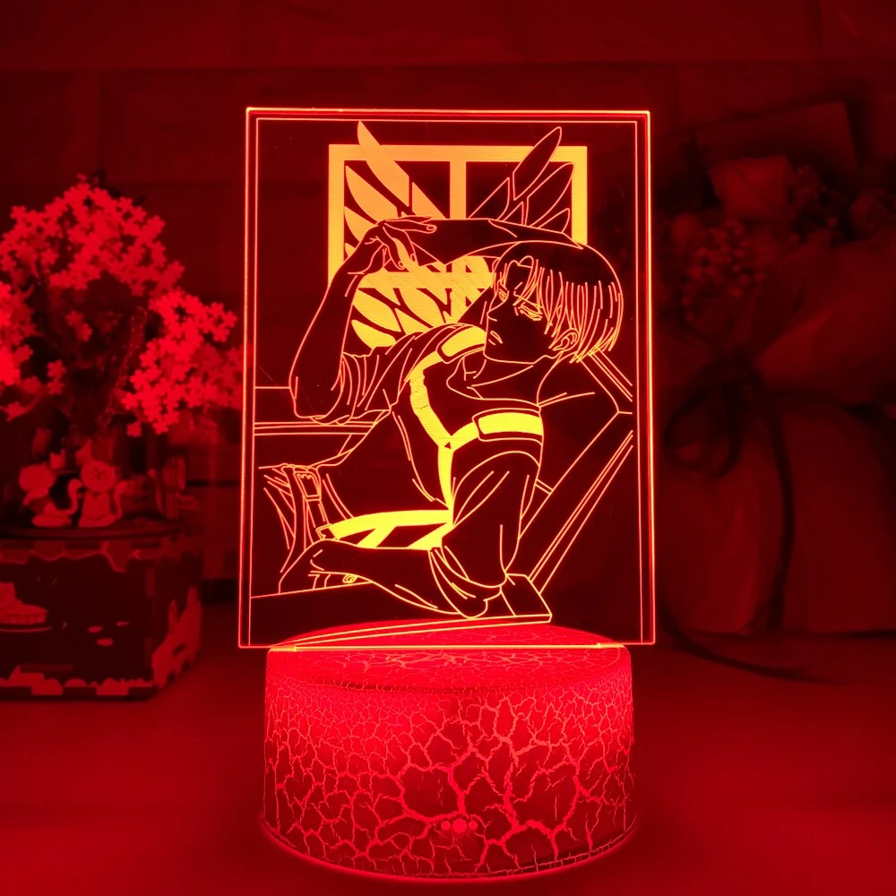 Lampe Attaque Des Titans</br> Caporal Livai Et Bataillon