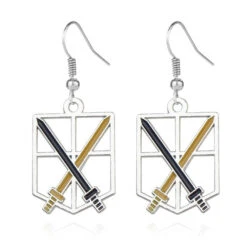 Boucles D'oreilles Attaque Des Titans </br> Brigade D'Entrainement