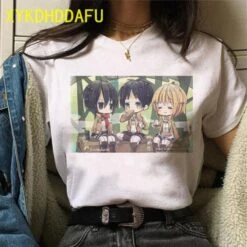 T-Shirt Attaque Des Titans</br>Mikaka Eren Armin Kawaii
