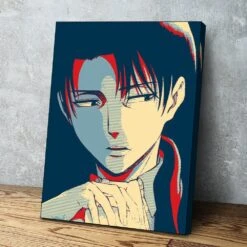 Tableau Attaque Des Titans </br> Visage Livai