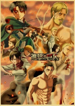 Poster SNK</br>Personnages Saison 4