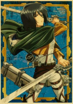 Poster SNK</br>Mikasa équipement Tridimensionnel