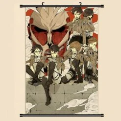 Poster Attaque Des Titans</br>Brigade D'Entrainement & Titan Colossal