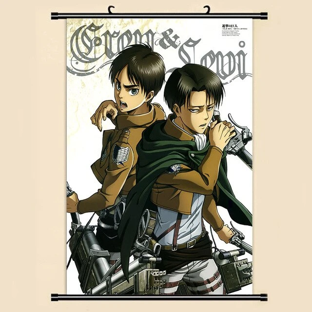 Poster Attaque Des Titans</br>Eren & Levi