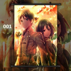 Poster Attaque Des Titans</br>Eren & Mikasa
