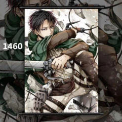 Poster Attaque Des Titans</br>Livai Combat