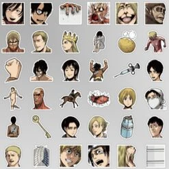 Stickers Attaque Des Titans 40 Pièces