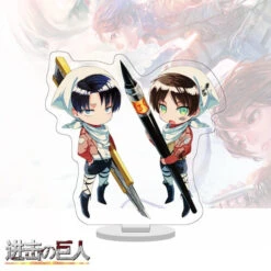 Figurine 2D Livai Et Eren
