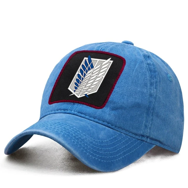 Casquette Attaque Des Titans </br> Bataillon D'Exploration Coloré – Image 3