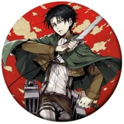Pin's Attaque Des Titans</br> Illustration Livai