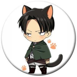 Pin's Attaque Des Titans</br> Livai Kawaii Chat