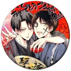 Pin's Attaque Des Titans</br> Livai Et Eren Japon