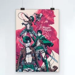 Tableau Attaque Des Titans </br>Titan Et Escouade