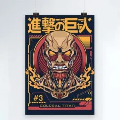 Tableau Attaque Des Titans </br>Titan Colossal Japonais