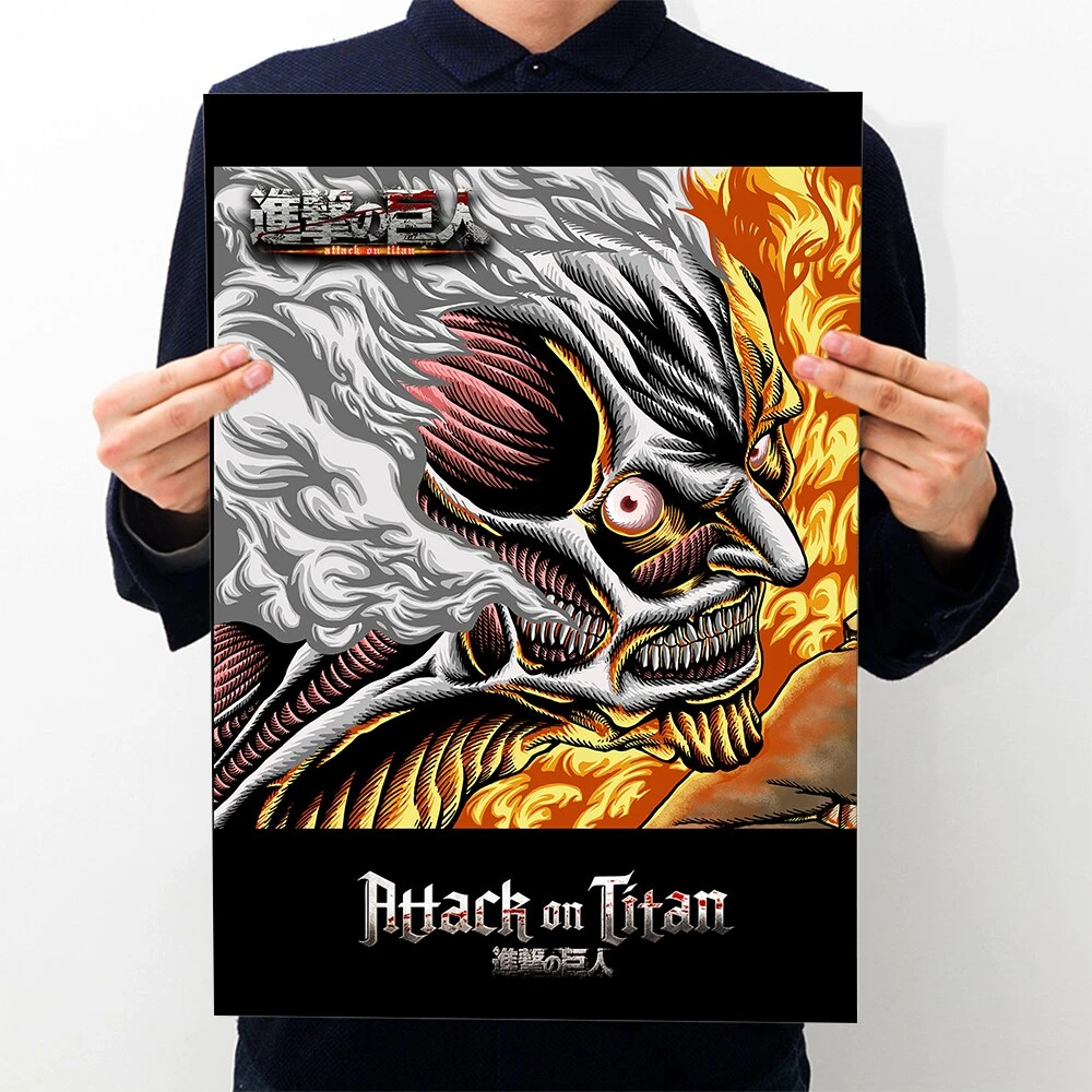 Tableau Attaque Des Titans </br>Titan Colossal Vapeur – Image 2