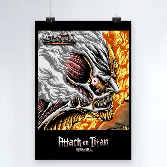 Tableau Attaque Des Titans </br>Titan Colossal Vapeur