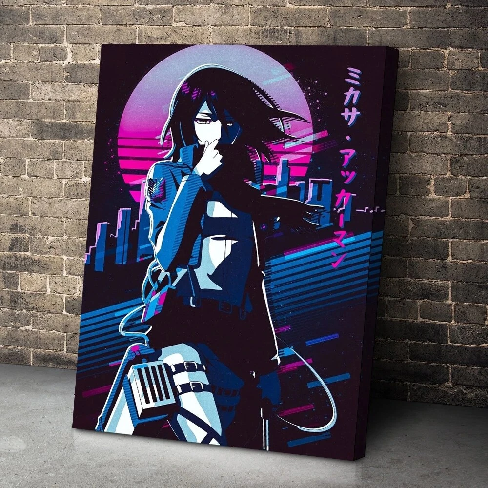 Tableau Attaque Des Titans </br>Personnage Mikasa Ackerman