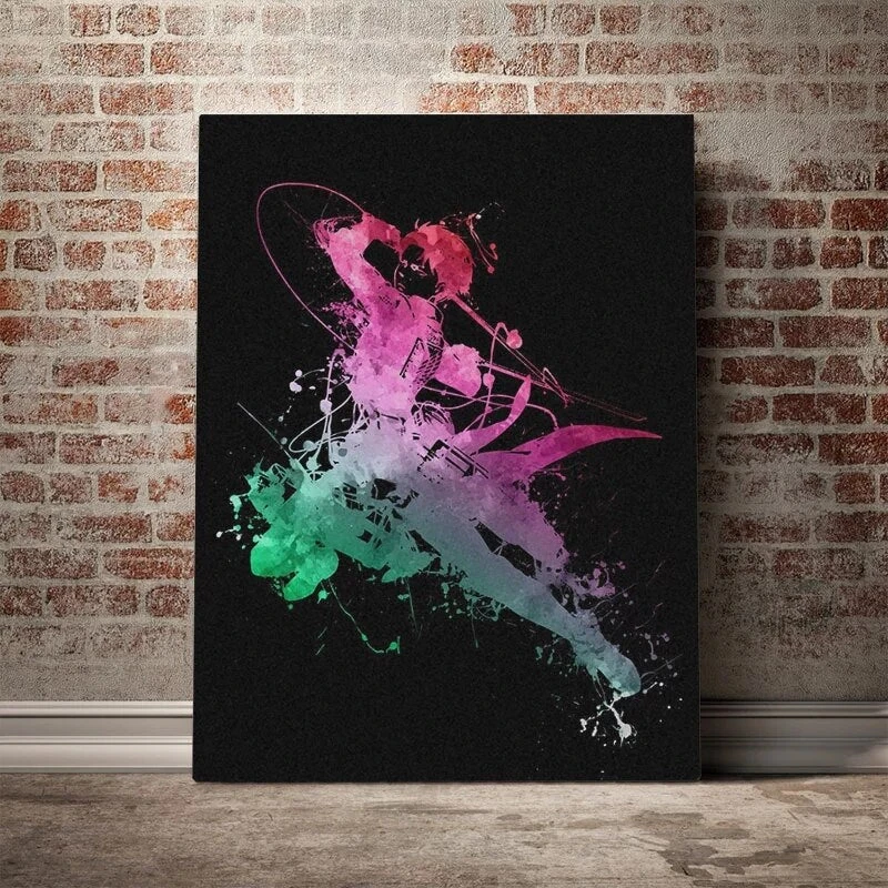 Tableau Attaque Des Titans </br>Silhouette Eren Jäger