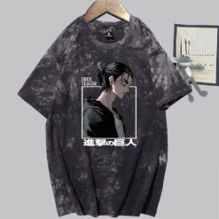 T-Shirt Attaque Des Titans </br> Eren Jager S4 Tie And Dye