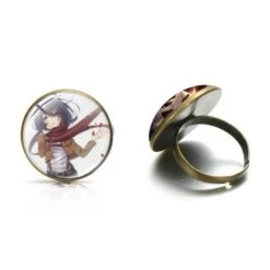 Bague Attaque Des Titans </br>Mikasa Ackerman
